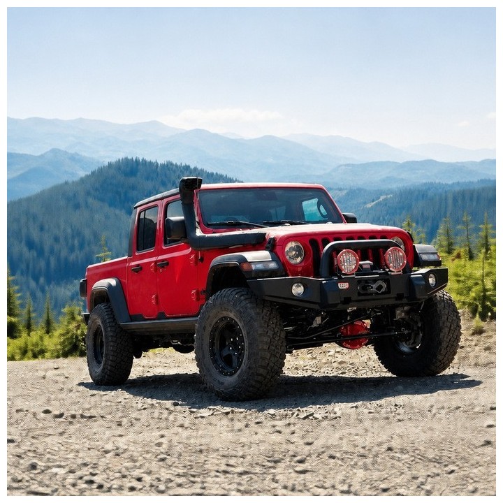 Snorkel Snakeman 4WD — Jeep Wrangler JL, Jeep Gladiator JT (SNS24) - ujęcie 4