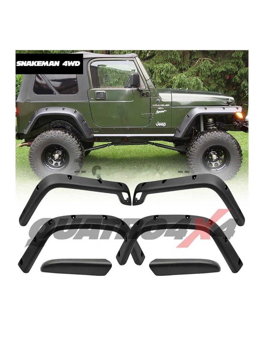 Poszerzenia nadkoli - fender flares - lldpe snakeman 4WD — Jeep Wrangler TJ (SNFF038) - ujęcie 11 Poszerzenia nadkoli - fender flares - lldpe snakeman 4WD — Jeep Wrangler TJ (SNFF038) - ujęcie 11