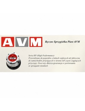 Sprzęgło piasty AVM — Hyundai Galloper, Hyundai Terracan, Mitsubishi L200/Pajero/Montero (AVM743XP) - ujęcie 3