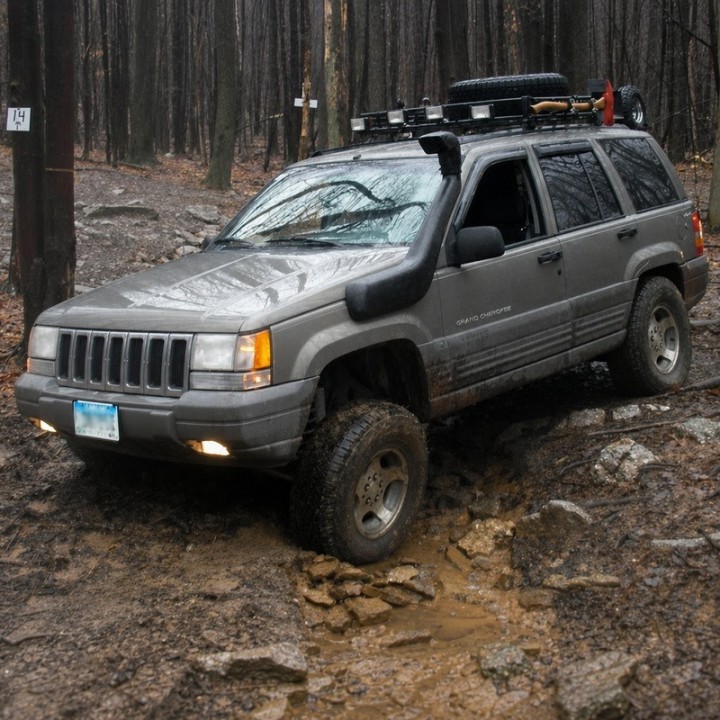 Snorkel Snakeman 4WD — Jeep Grand Cherokee ZJ (SNSJZJ) - ujęcie 8