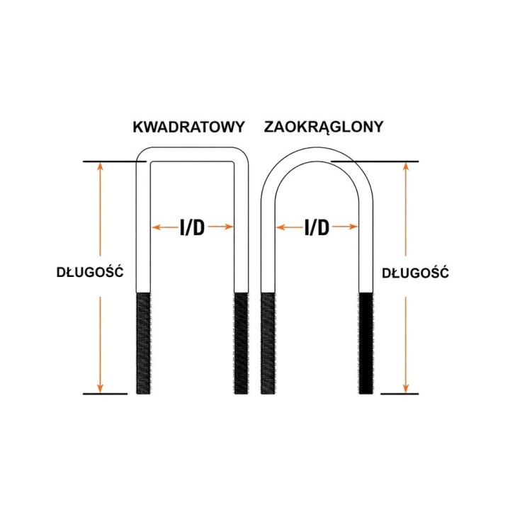 Ubolty | cybanty | jarzma | strzemiona resora IRONMAN4X4 (para) — Ford Ranger, Volkswagen Amarok (438UBK) - ujęcie 2