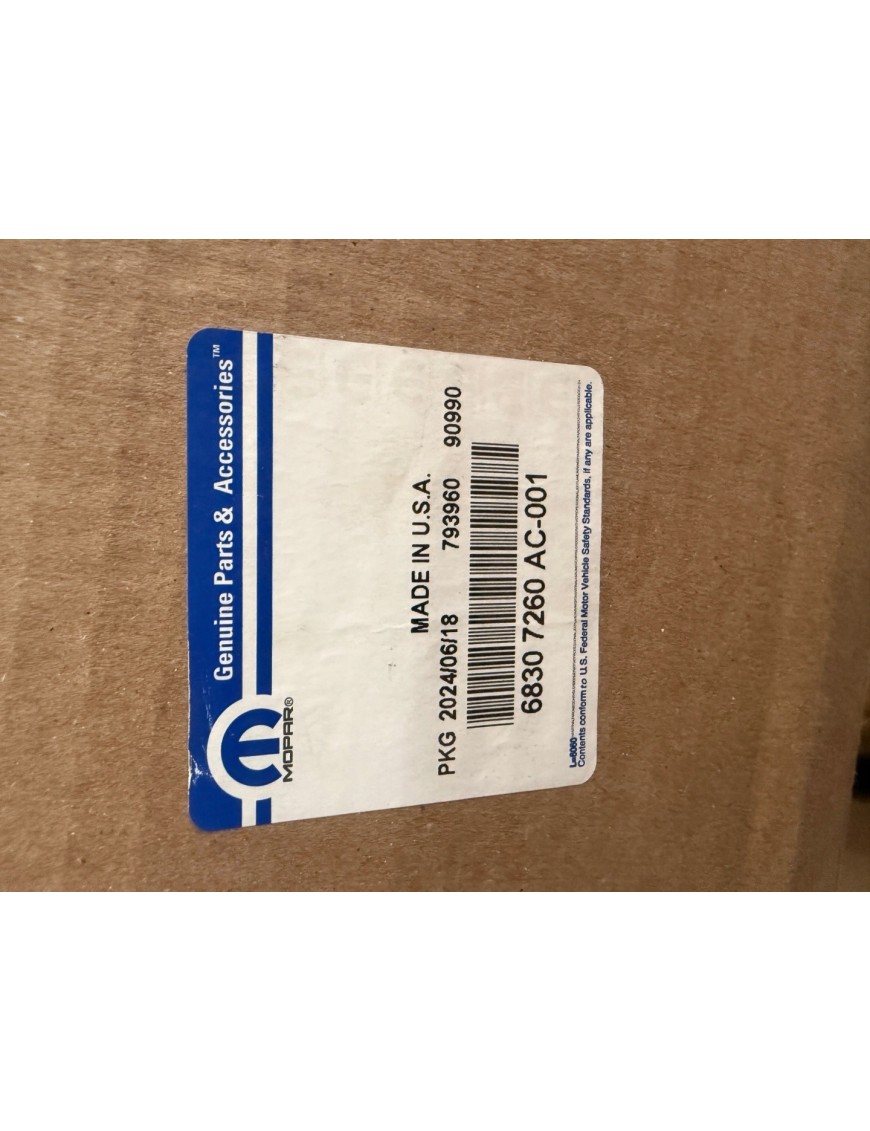 Kratka podszybia Mopar 68307260AC Jeep Wrangler JL / Gladiator JT