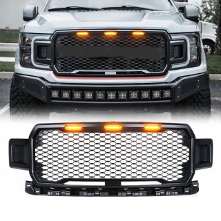 Atrapa / grill TopFire Raptor Style z LED Ford F-150 2018-2020