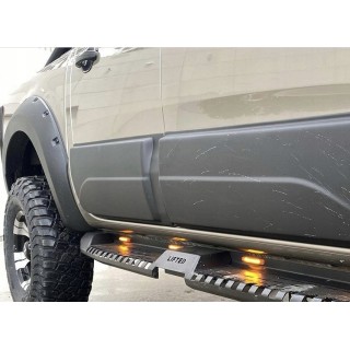 Listwy ochronne drzwi Ford Ranger 2012-2022 — ABS, czarny mat