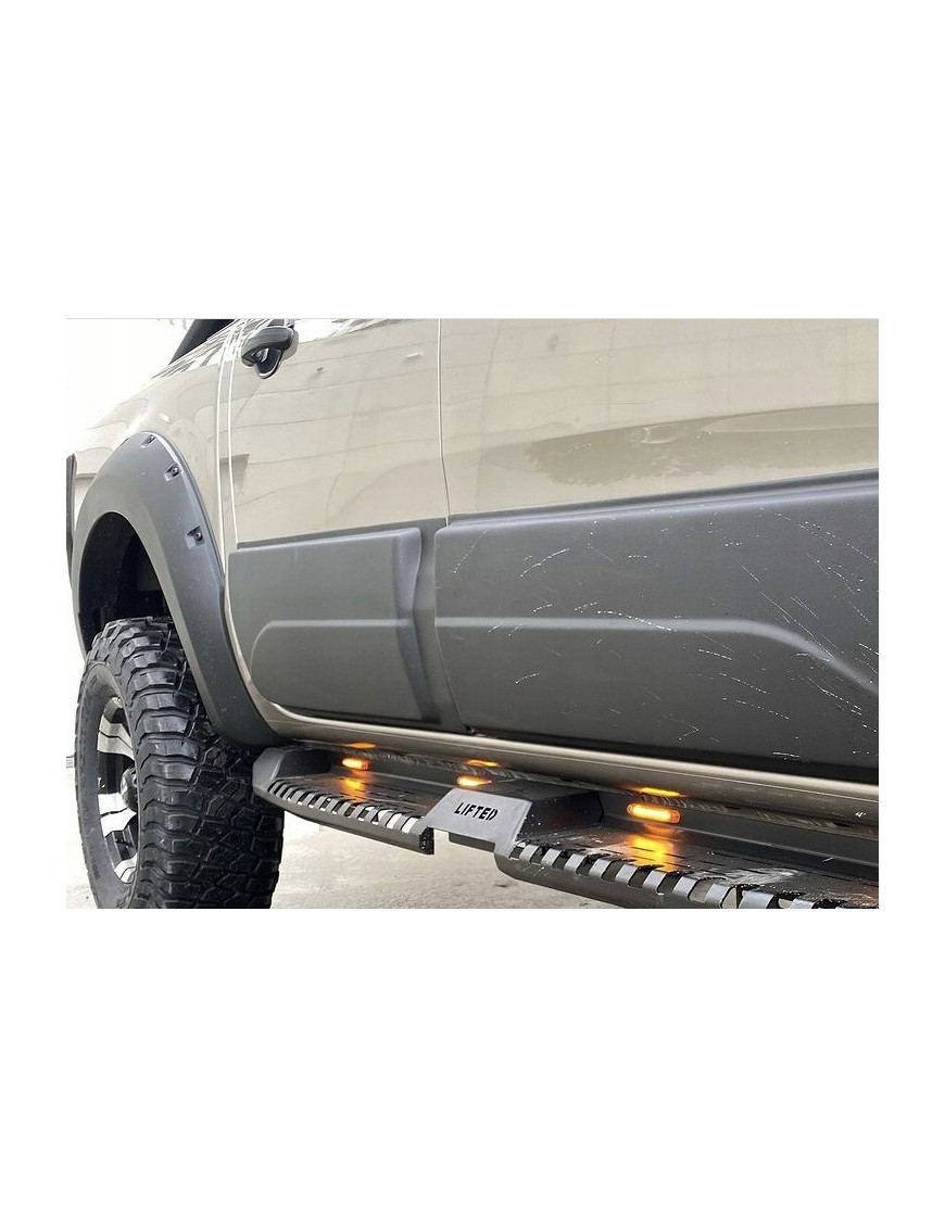 Listwy ochronne drzwi Ford Ranger 2012-2022 — ABS, czarny mat