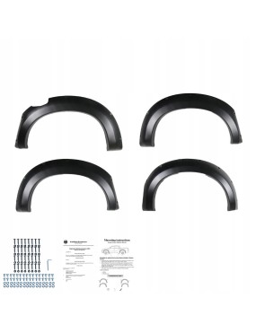 Poszerzenia błotników do Isuzu D-Max 2012-2019, komplet 4 szt.