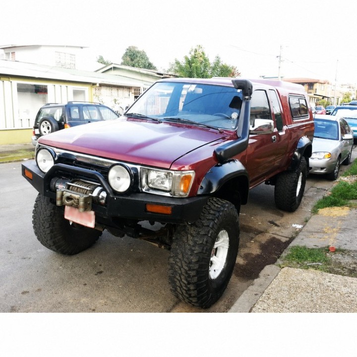 Snorkel Snakeman 4WD, lewa strona — Toyota 4Runner model N130 (SNS08) - ujęcie 5