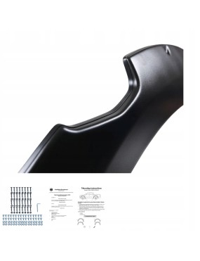 Poszerzenia błotników do Isuzu D-Max 2012-2019, komplet 4 szt.