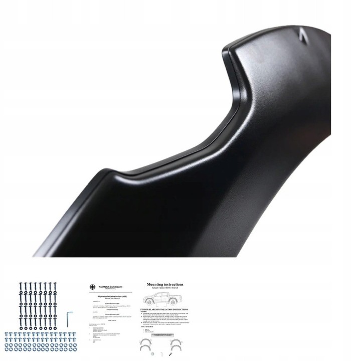 Poszerzenia błotników do Isuzu D-Max 2012-2019, komplet 4 szt. - ujęcie 4