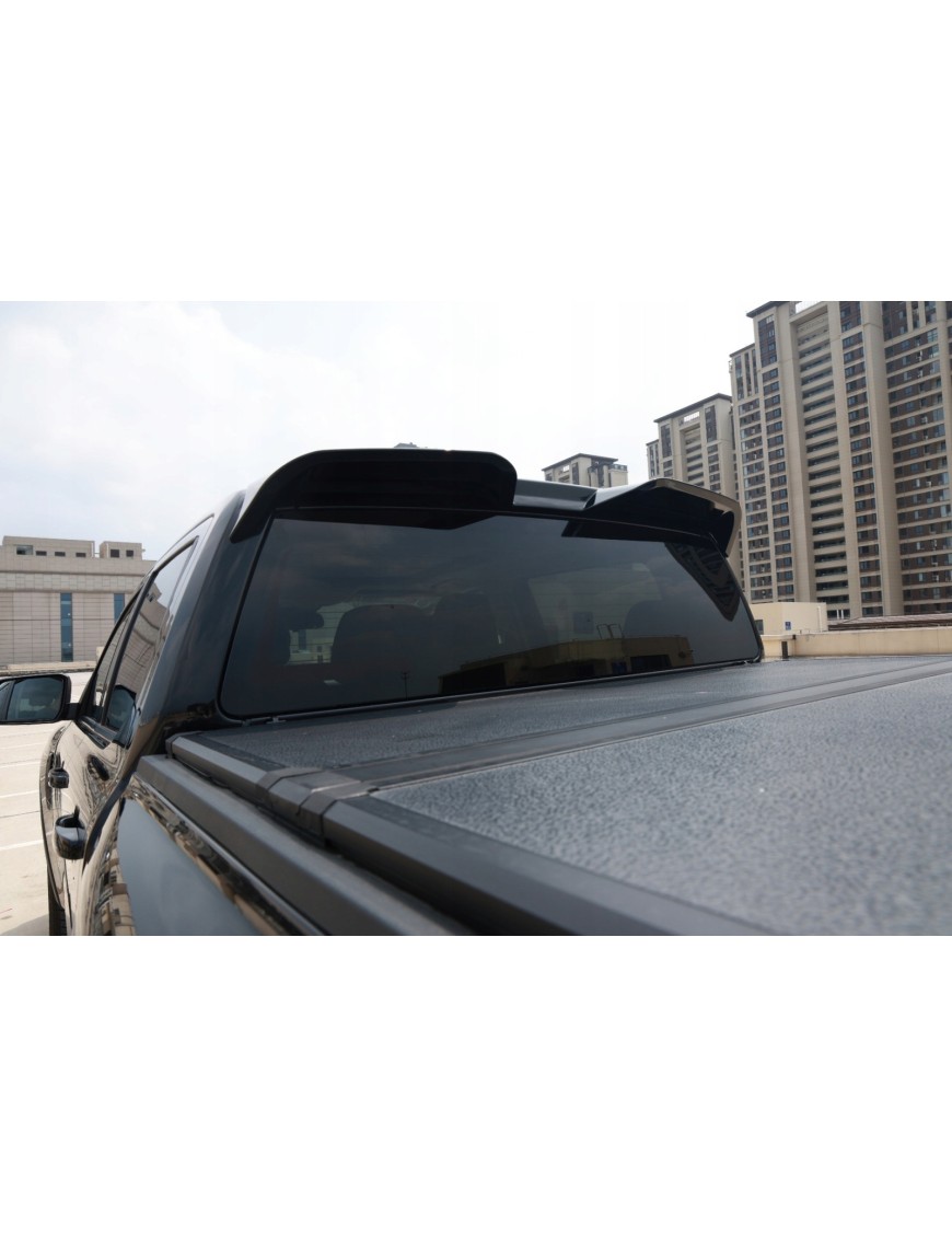 Spoiler tylny kabiny TopFire do Ford Ranger T9 2022+, czarny połysk