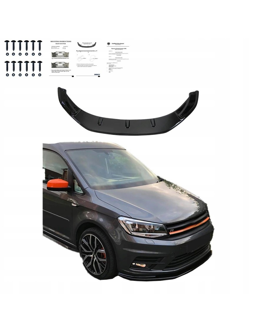 Spliter zderzaka przedniego VW Caddy MK4 2015-2021