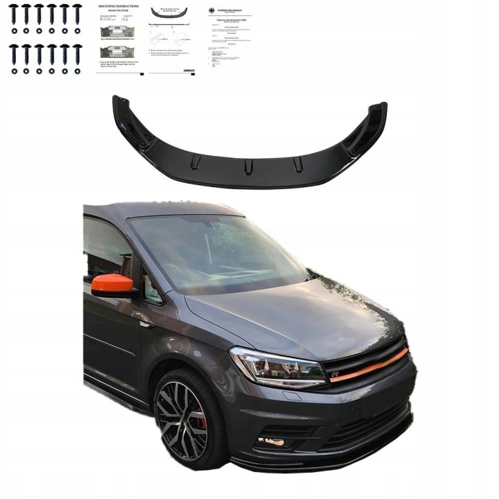 Spliter zderzaka przedniego VW Caddy MK4 2015-2021