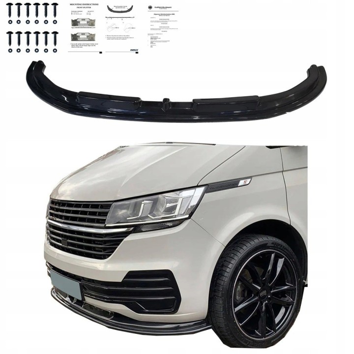 Spliter zderzaka przedniego VW T6.1 2019+ Version 1