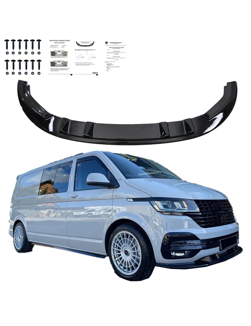Spliter zderzaka przedniego VW T6.1 2019+ Version 2