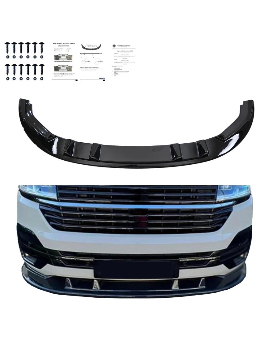 Spliter zderzaka przedniego VW T6.1 2019+ Version 2