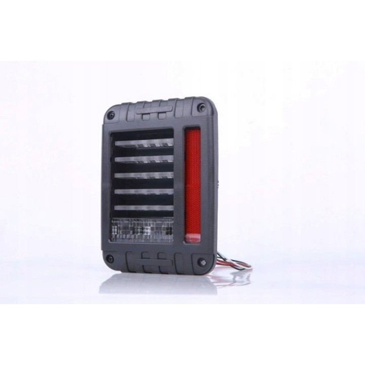 Lampy tylne LED z poziomymi pasami świetlnymi - Jeep Wrangler JK/JKU 2007+