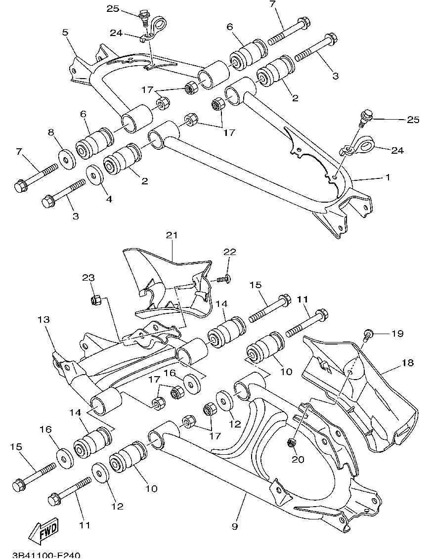 Yamaha 3B4-22129-00-00