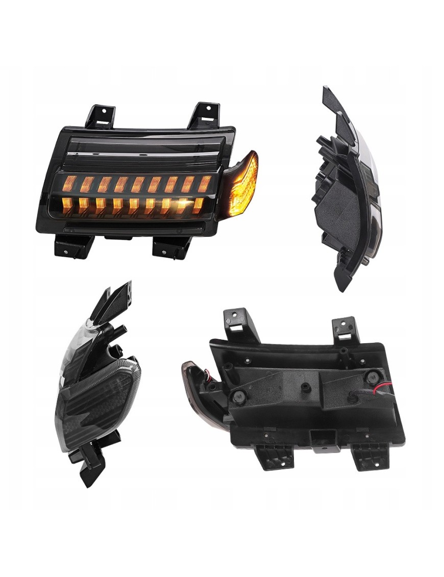 Lampy poszerzeń — Jeep Wrangler JL 2018-2024 / Gladiator JT, Rubicon i Sahara