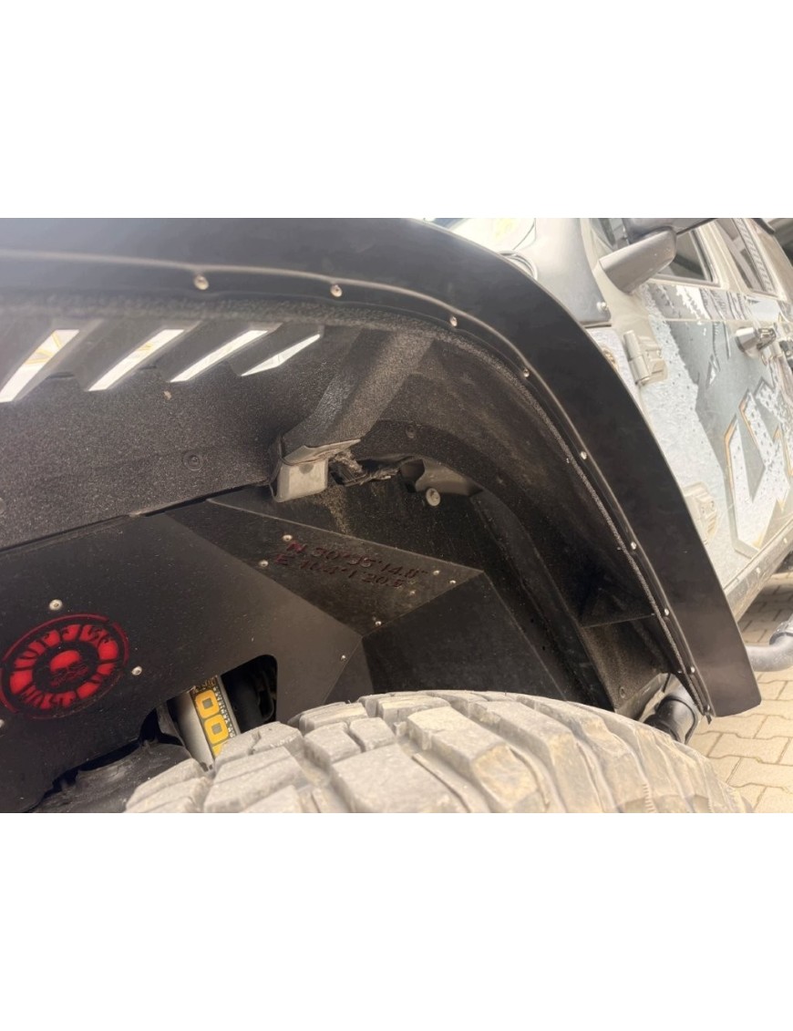 Dokładki poszerzeń 70 mm — Jeep Wrangler JK / JL / Gladiator JT