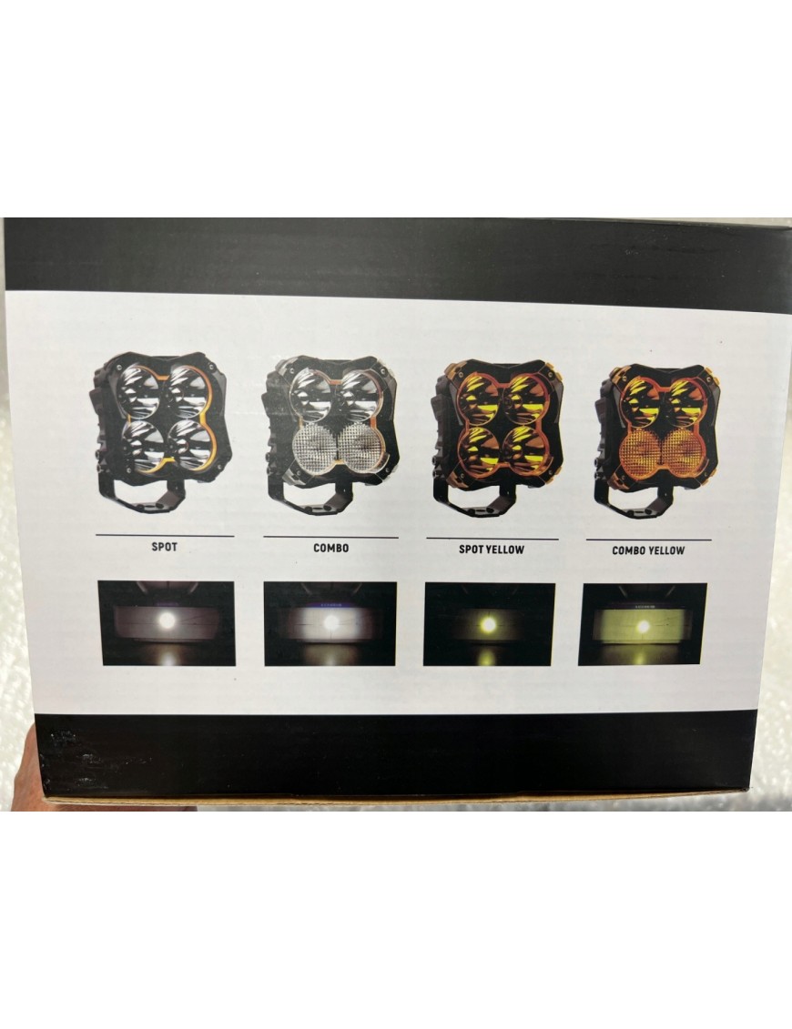 Komplet lamp LED 2 x 48 W z przesłonami wiązki światła - ujęcie 8