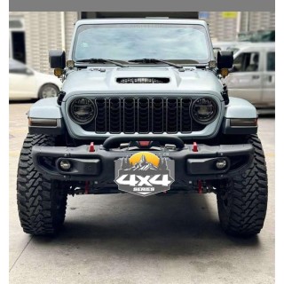 Grill atrapa w stylu 2024 Jeep Wrangler JL / JLU 2018+ i Gladiator JT 2020+, bez kamery - ujęcie 2