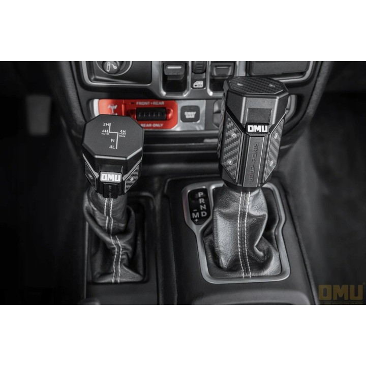 Gałki zmiany biegów OMU Jeep Wrangler JL / JLU i Gladiator JT, komplet 2 szt. - ujęcie 2