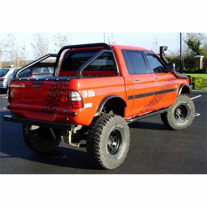 Felga stalowa czarna 16x8 | ET -10 Snakeman 4WD — Nissan Terrano, Nissan Patrol (SNFC16X8-6X139,7X110/-10/B) - ujęcie 6
