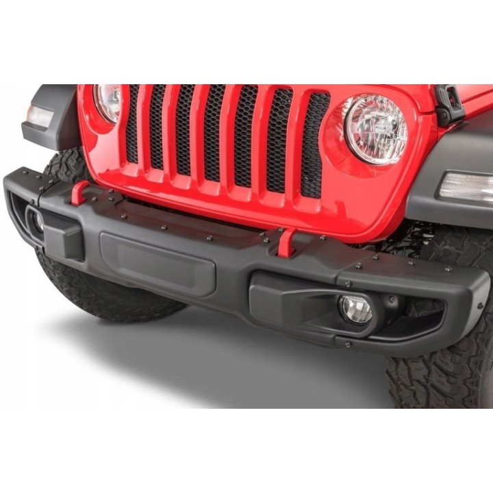 Zderzak przedni aluminiowy Jeep Wrangler JL / Gladiator JT — wersja USA bez PDC