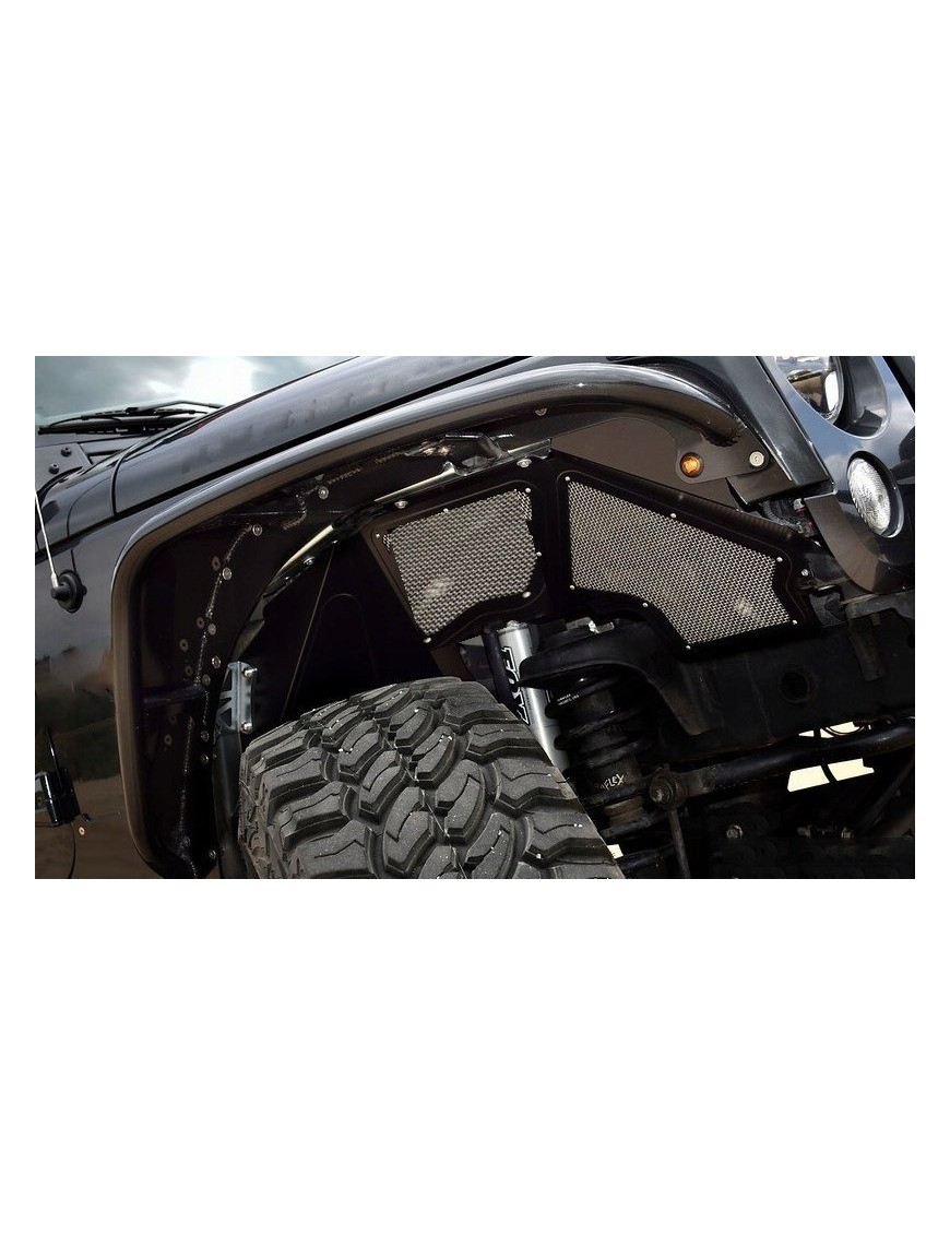 Nadkola przednie aluminiowe Jeep Wrangler JL 2018-2023 i Gladiator 2020-2023 — komplet