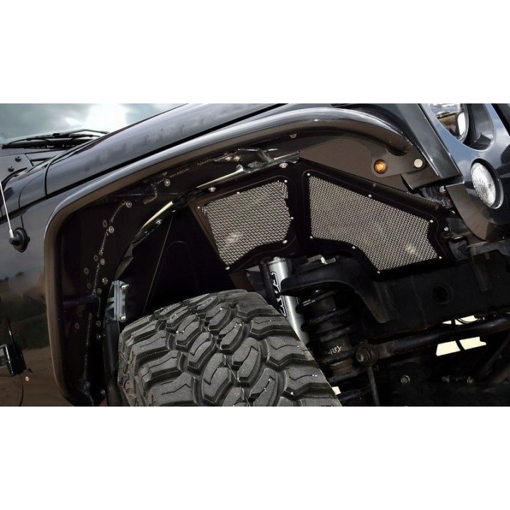 Nadkola przednie aluminiowe Jeep Wrangler JL 2018-2023 i Gladiator 2020-2023 — komplet