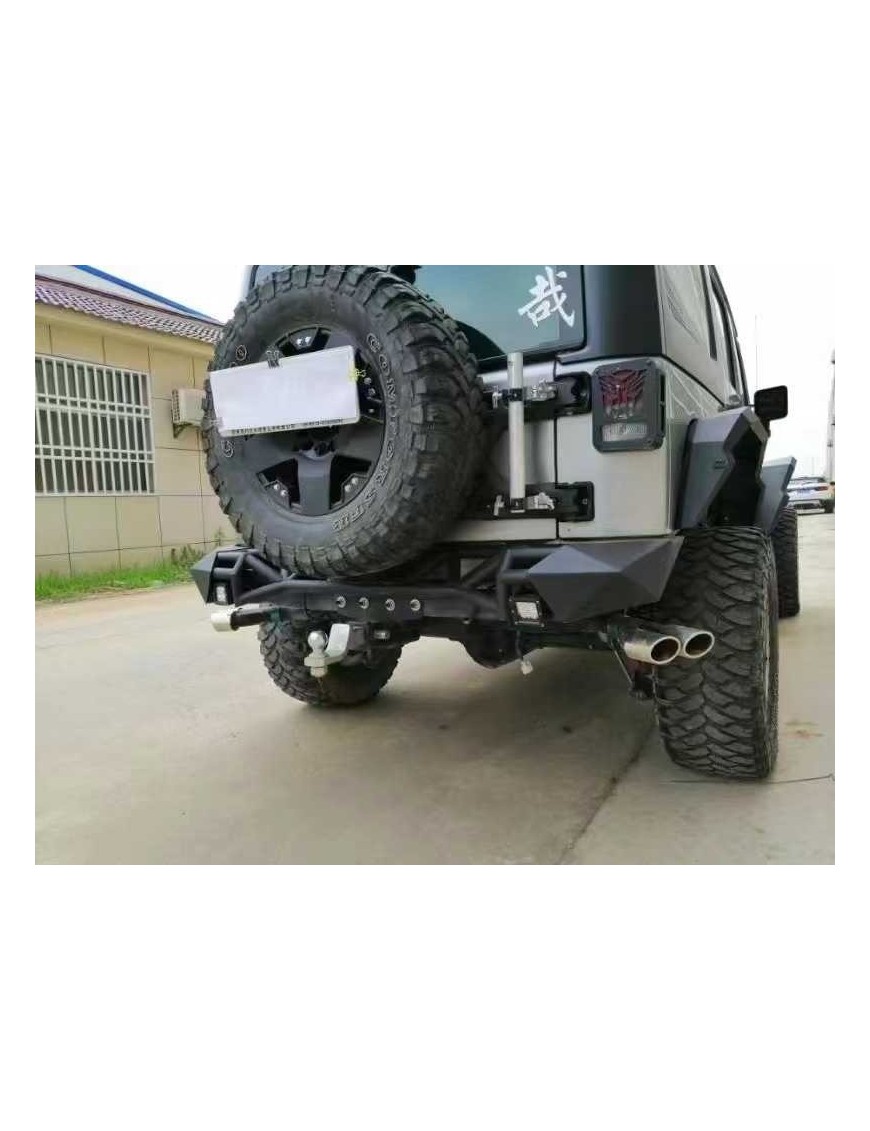 Tłumik TopFire Jeep Wrangler JL 2018-2026 — podwójny wydech, nierdzewne końcówki