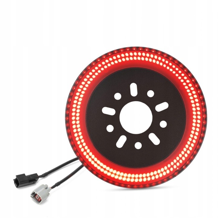 Lampa stop i cofania za koło zapasowe TopFire Jeep Wrangler JK / JL 2007-2026 - ujęcie 4
