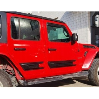 Listwy ochronne drzwi Jeep Wrangler JLU 2018+, JLU 4xe i Gladiator JT