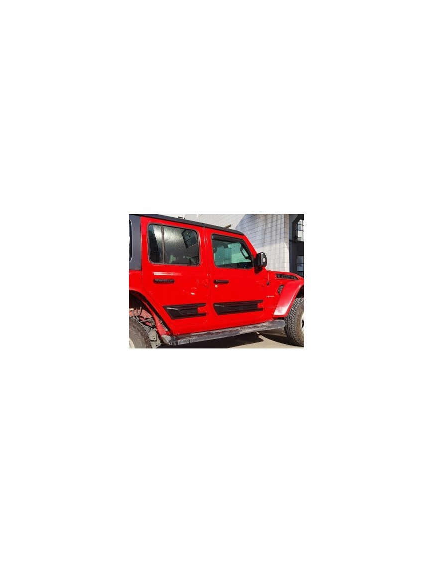 Listwy ochronne drzwi Jeep Wrangler JLU 2018+, JLU 4xe i Gladiator JT