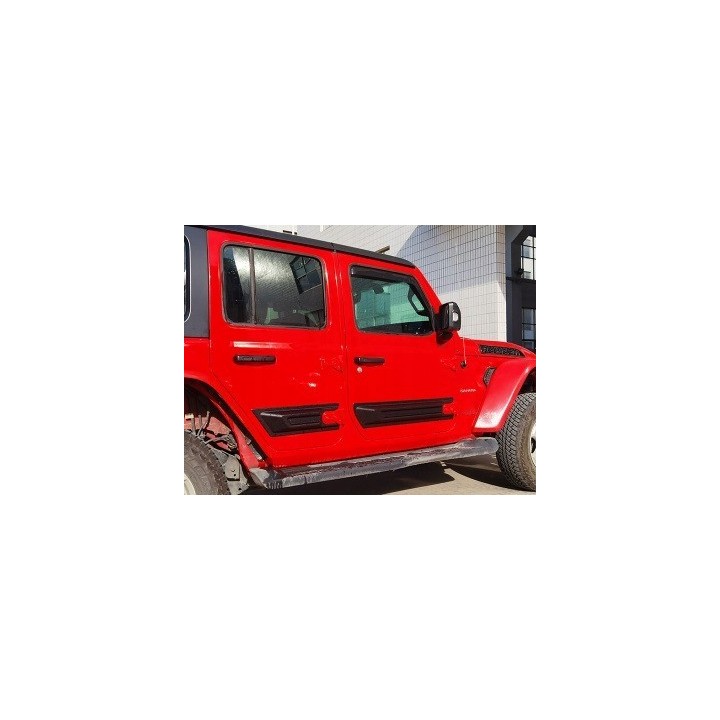 Listwy ochronne drzwi Jeep Wrangler JLU 2018+, JLU 4xe i Gladiator JT