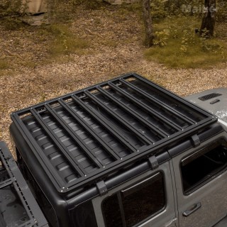 Bagażnik dachowy aluminiowy Jeep Gladiator JT 2020+ i Wrangler JLU 2018+ - ujęcie 2