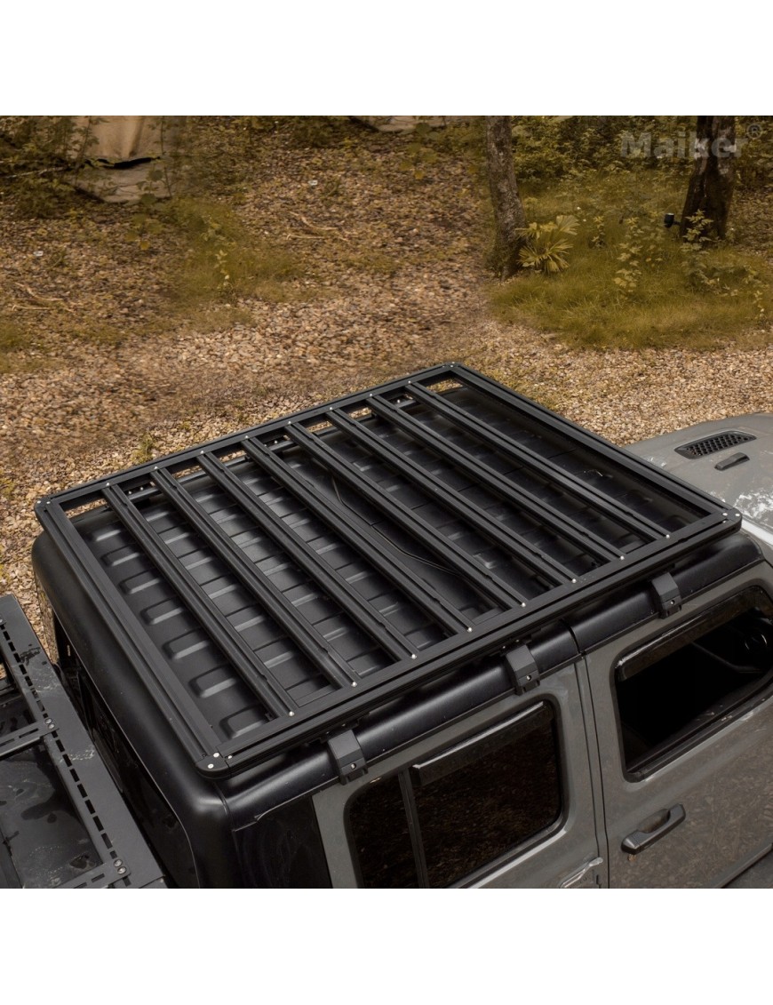 Bagażnik dachowy aluminiowy Jeep Gladiator JT 2020+ i Wrangler JLU 2018+