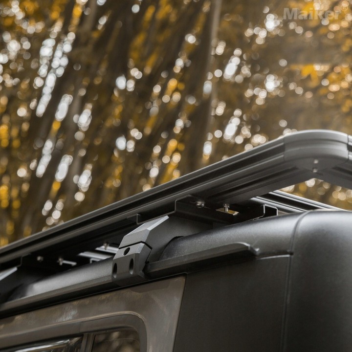 Bagażnik dachowy aluminiowy Jeep Gladiator JT 2020+ i Wrangler JLU 2018+ - ujęcie 3