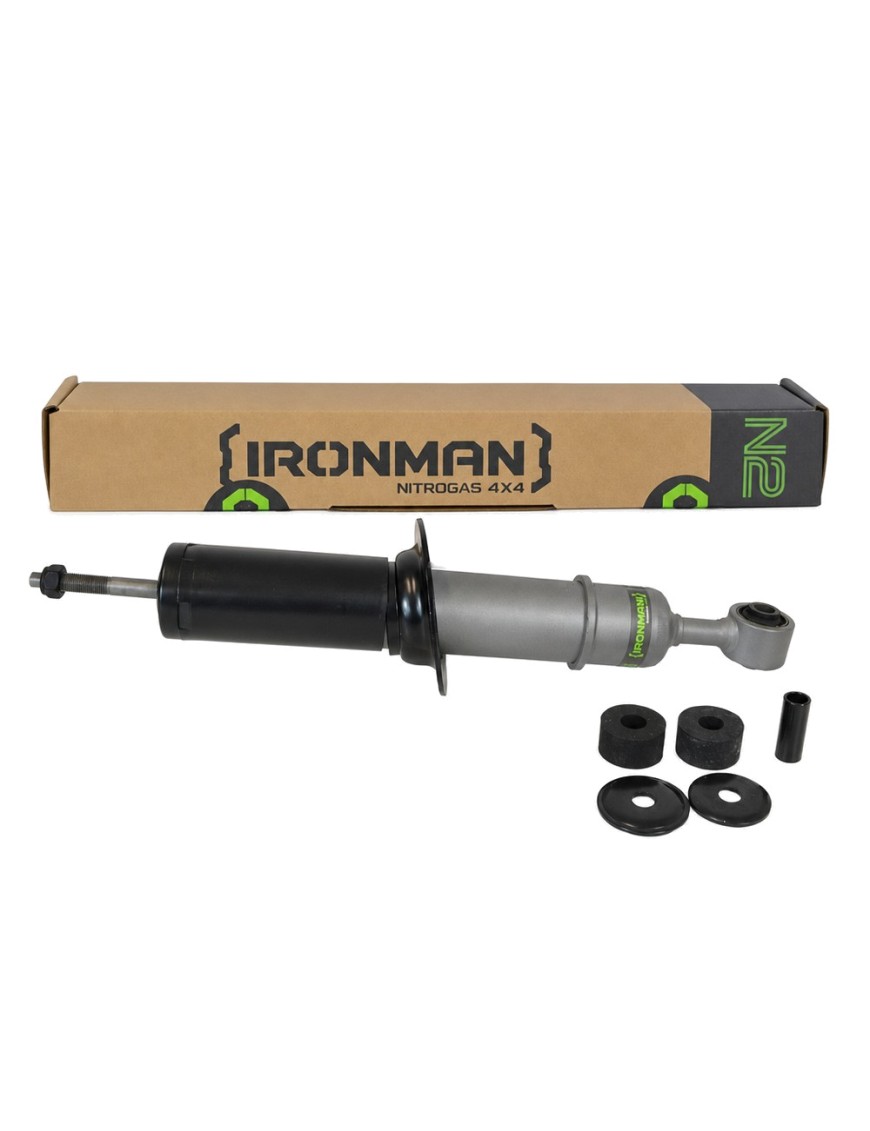 Amortyzator przedni Ironman 4x4 Nitro Gas, lift 2" — Nissan Navara D40, Nissan Navara D23/NP300, Nissan Pathfinder R51 (12716GR) Amortyzator przedni Ironman 4x4 Nitro Gas, lift 2" — Nissan Navara D40, Nissan Navara D23/NP300, Nissan Pathfinder R51 (12716GR)