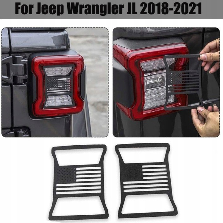 Nakładki lamp tylnych Jeep Wrangler JL / JLU od 2018