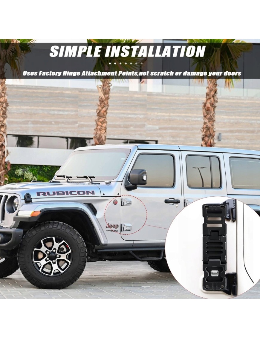 Stopień na zawias drzwi Jeep Wrangler JK / JKU / JL / Gladiator JT