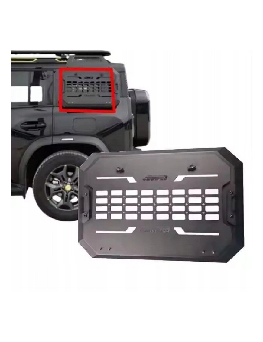 Otwierany panel MOLLE okna bocznego Jetour T2