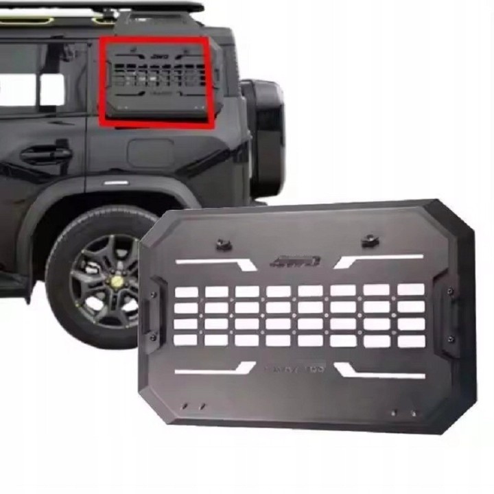 Otwierany panel MOLLE okna bocznego Jetour T2 - ujęcie 2