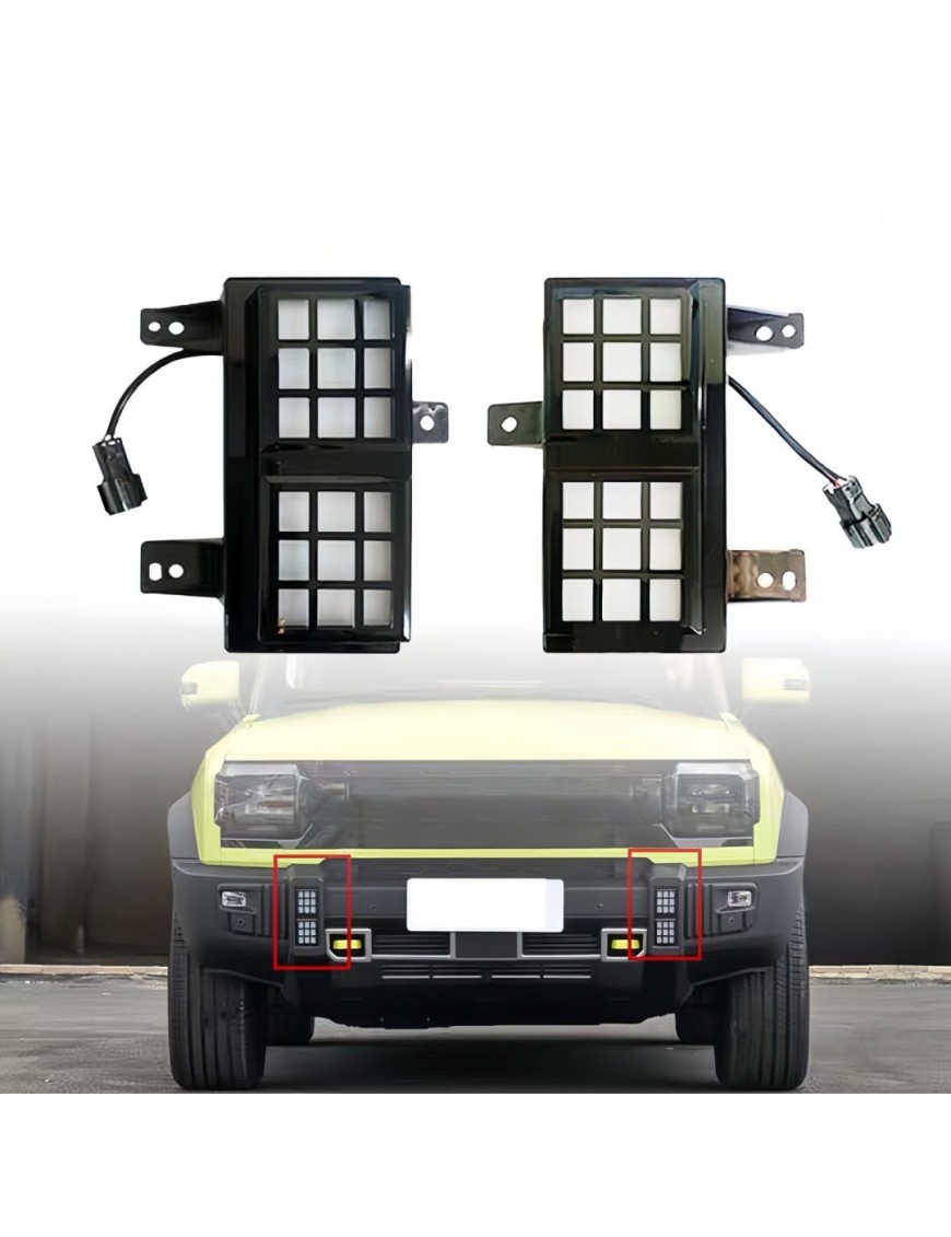 Lampy LED DRL przedniego zderzaka Jetour T2 — komplet