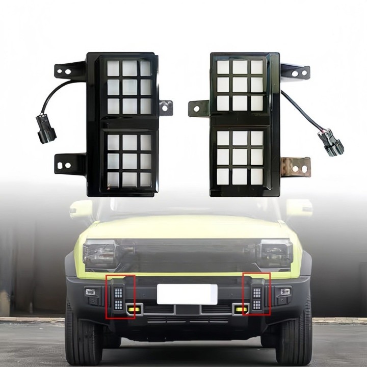 Lampy LED DRL przedniego zderzaka Jetour T2 — komplet