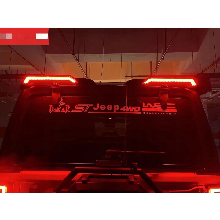 Spoilery narożne z lampami LED Jeep Wrangler JL/JLU 2018+, komplet - ujęcie 2