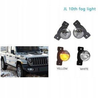 Halogeny LED do zderzaka USA Jeep Wrangler JL/JK, światło białe
