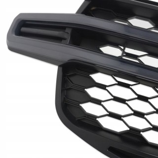 Grill z DRL Ford Ranger T9 2022+ — ABS, czarny mat, światło dzienne na całej szerokości - ujęcie 2