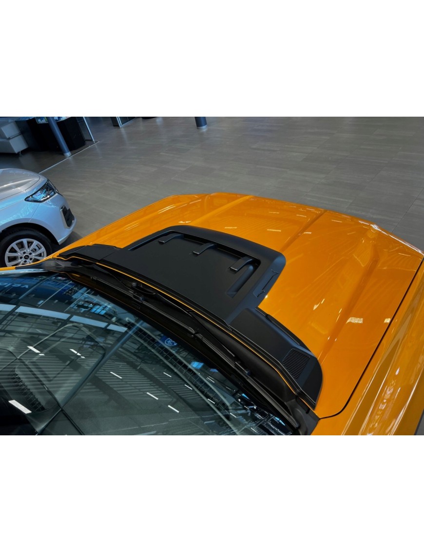 Nakładka stylizacyjna maski Ford Ranger T9 2023+ — czarna, z bokami, na taśmę