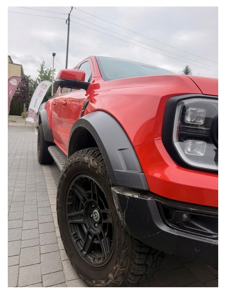 Poszerzenia błotników Ford Ranger Raptor 2023+ — +13 cm na stronę, szary mat